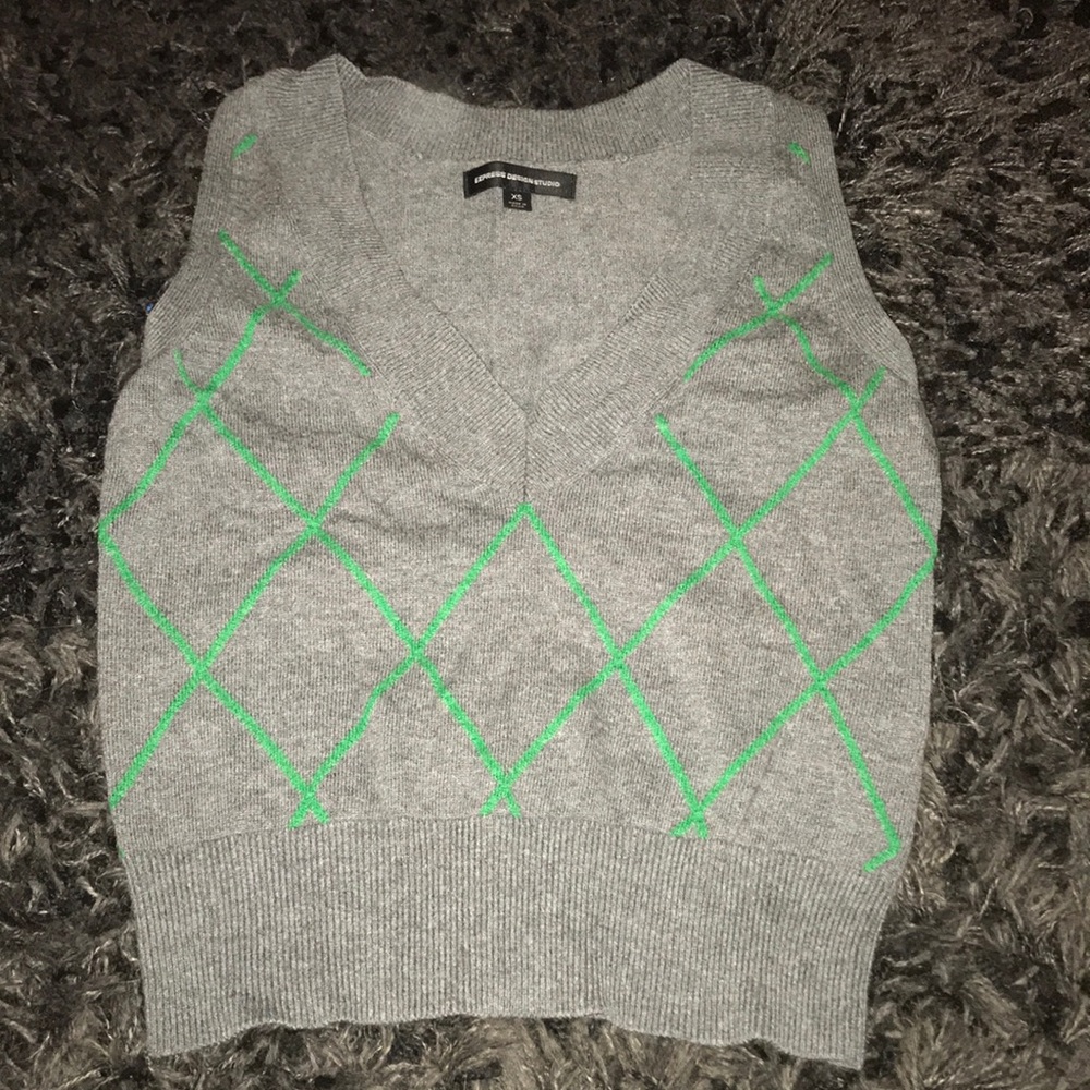 Gray vest